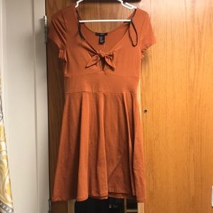 Burned orange dress
